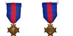 World Coins - France, Services Militaires Volontaires, Medal, Very Good Quality, Bronze, 33.5