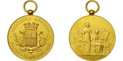 World Coins - France, Medal, Concours Musical, Dijon, 1898, , Gilt Bronze