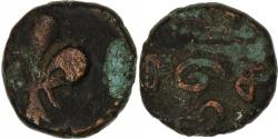 World Coins - French India, Louis XV, Doudou, n.d. (1715-1774), Pondicherry, Bronze,