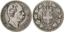 World Coins - Coin, Italy, Umberto I, 2 Lire, 1881, Rome, , Silver, KM:23