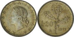 World Coins - Italy, 20 Lire, 1977