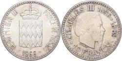 World Coins - Coin, Monaco, Rainier III, 10 Francs, 1966, Monnaie de Paris, , Silver