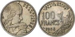 World Coins - France, 100 Francs, Cochet, 1958, Beaumont - Le Roger, Copper-nickel,