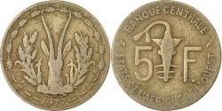 World Coins - West African States, 5 Francs, 1977, Aluminum-Nickel-Bronze, , KM:2a