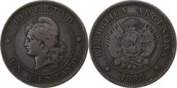 World Coins - Argentina, Centavo, 1895, Bronze, , KM:32