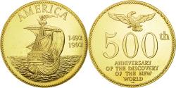 World Coins - France, Medal, 500ème Anniversaire de la Découverte de l'Amérique, 1992