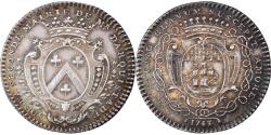 World Coins - France, Token, Louis XV, Maires de Nantes, René Darquistade, seigneur de la