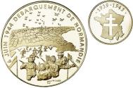 World Coins - France, Medal, 1939-1945, Débarquement de Normandie, History,