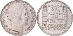 World Coins - Coin, France, Turin, 20 Francs, 1933, Paris, , Silver, KM:879