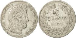 World Coins - Coin, France, Louis-Philippe, 5 Francs, 1835, Lyon, , Silver, KM:749.4