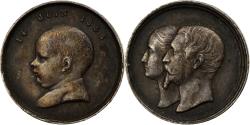 World Coins - France, Medal, Naissance de Napoléon IV, Quinaire, 1856, , Silver