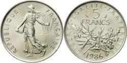 World Coins - Coin, France, Semeuse, 5 Francs, 1986, Paris, , Nickel Clad Copper-Nickel