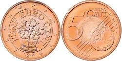 World Coins - Austria, 5 Centimes, 2004, Vienna, Copper Plated Steel,