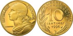 World Coins - Coin, France, Marianne, 10 Centimes, 1996, Paris, Proof,