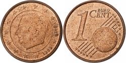 World Coins - Belgium, Albert II, Euro Cent, 1999, Brussels, Copper Plated Steel,