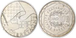 World Coins - France, 10 Euro, Bretagne, 2010, Paris, , Silver, KM:1648