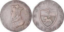 World Coins - Great Britain, Halfpenny Token, John of Gaunt, Lancaster, condor token, 1794