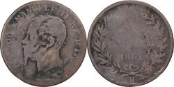 World Coins - Italy, Vittorio Emanuele II, 5 Centesimi, 1861, Milan, Bronze,