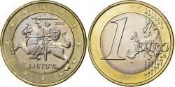 World Coins - Lithuania, Euro, BU, 2015, Vilnius, Bi-Metallic,