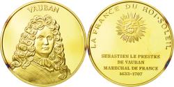 World Coins - France, Medal, Vauban, Undated, , Vermeil