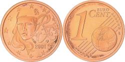 World Coins - France, Euro Cent, 2001, Paris, , Copper Plated Steel, Gadoury:1