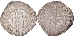 World Coins - Coin, France, Bretagne, Jean IV de Montfort, 1/2 Gros, 1345-1399,
