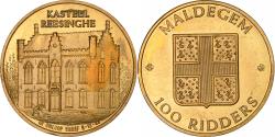 World Coins - Belgium, Token, 100 Ridders - Maldegem, 1983, Copper,