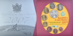 World Coins - San Marino, Set Euros, 2007, , Bi-Metallic