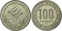 World Coins - Coin, Congo Republic, 100 Francs, 1971, , Nickel, KM:1