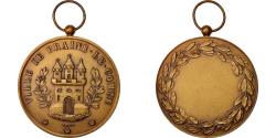 World Coins - France, Medal, VIlle de Braine-Le-Comte, Politics, Society, War, Hart