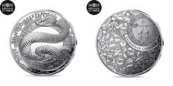 World Coins - France, 10 Euro, Calendrier Chinois, Année du Serpent, 2025, Monnaie de Paris