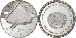 World Coins - France, Medal, Nations Unies, Guyana, Silver,