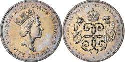 World Coins - Great Britain, Elizabeth II, 5 Pounds, 1990, Copper-nickel, , KM:962