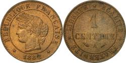 World Coins - Coin, France, Cérès, Centime, 1882, Paris, , Bronze, KM:826.1