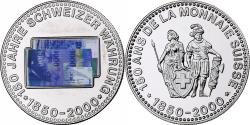 World Coins - Switzerland, Medal, 150 Ans de la Monnaie Suisse, 1000 FRANCS, 2000