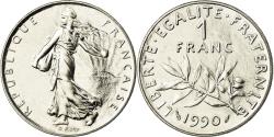 World Coins - Coin, France, Semeuse, Franc, 1990, Paris, , Nickel, KM:925.1