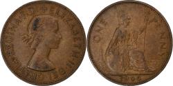 World Coins - Great Britain, Elizabeth II, Penny, 1966, Bronze,
