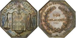 World Coins - France, Token, Notaires de Pontoise, 1877, Silver, Borrel, , Lerouge:339