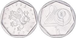 World Coins - Coin, Czech Republic, 20 Haleru, 1995, , Aluminum, KM:2.1