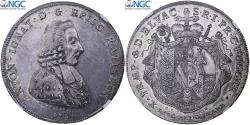 World Coins - Bishopric of Regensburg, Anton Ignaz Josef, Thaler, 1786, Regensburg, Silver