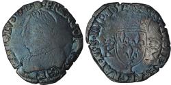 World Coins - France, Charles IX, Teston au deux K couronnés, 157[?], Bayonne,