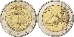 World Coins - Netherlands, Beatrix, 2 Euro, Traité de Rome, 2007, Utrecht, Bi-Metallic