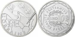 World Coins - France, 10 Euro, Euros des régions, Lorraine, 2010, Silver,