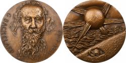 World Coins - France, Medal, Gaston Bachelard, Bronze, Chauvenet,