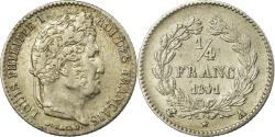World Coins - Coin, France, Louis-Philippe, 1/4 Franc, 1841, Paris, , Silver