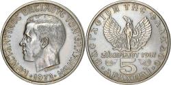 World Coins - Coin, Greece, Constantine II, 5 Drachmai, 1973, , Copper-nickel