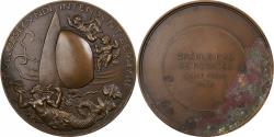 World Coins - France, Medal, Yachting, Sirènes, Anges, 1969, Bronze, Delamarre,