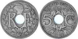 World Coins - France, Marianne, 5 Centimes, 1922, Paris, , Aluminum-Bronze, KM:875