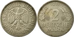 World Coins - Coin, GERMANY - FEDERAL REPUBLIC, 2 Mark, 1951, Karlsruhe,