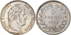 World Coins - Coin, France, Louis-Philippe, 5 Francs, 1834, Lille, , Silver